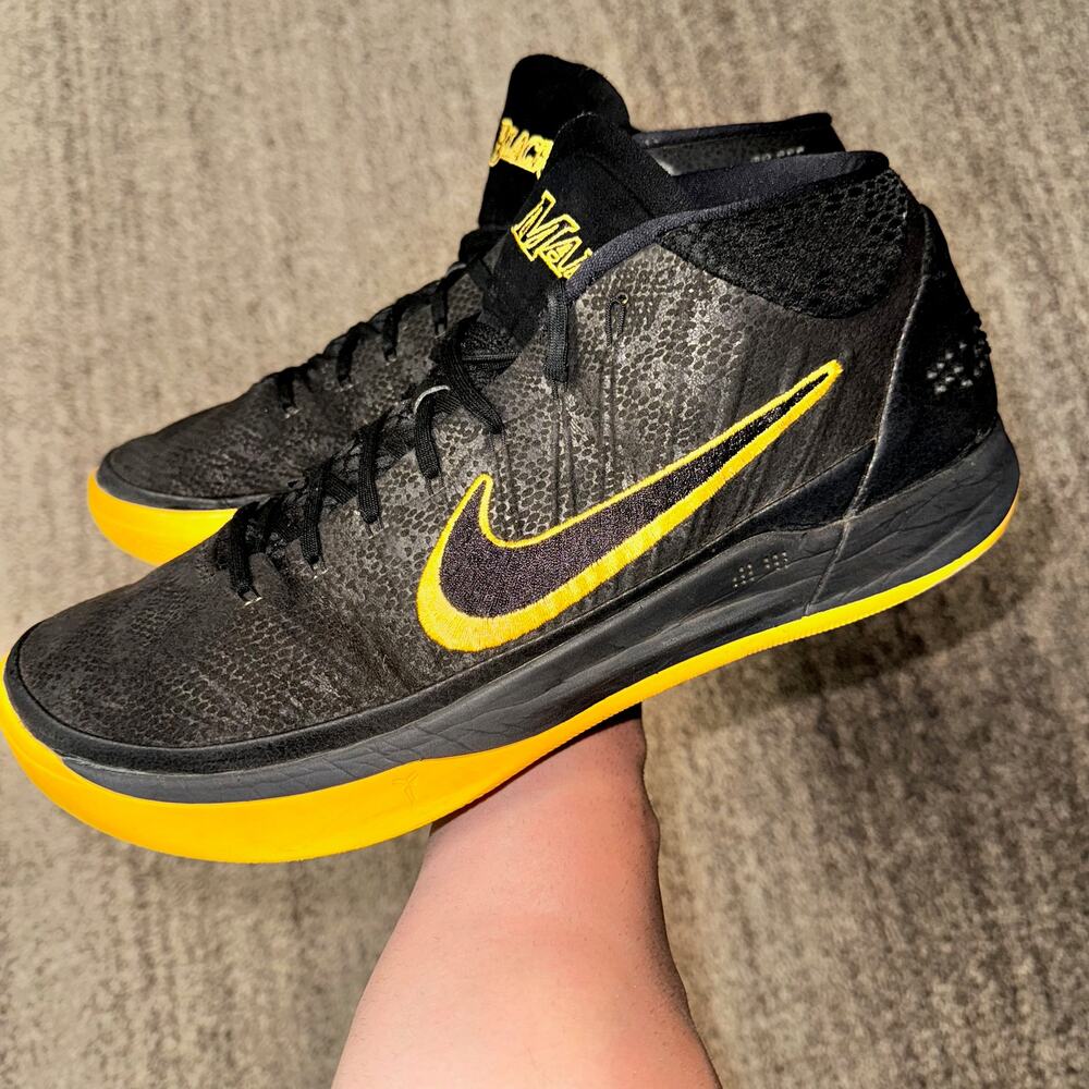 Nike Kobe A.D. Mid Black Mamba City Edition Men's Basketball Shoes Rare Size 13